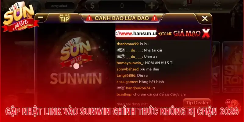 Cập nhật link vào Sunwin chính thức không bị chặn 2026